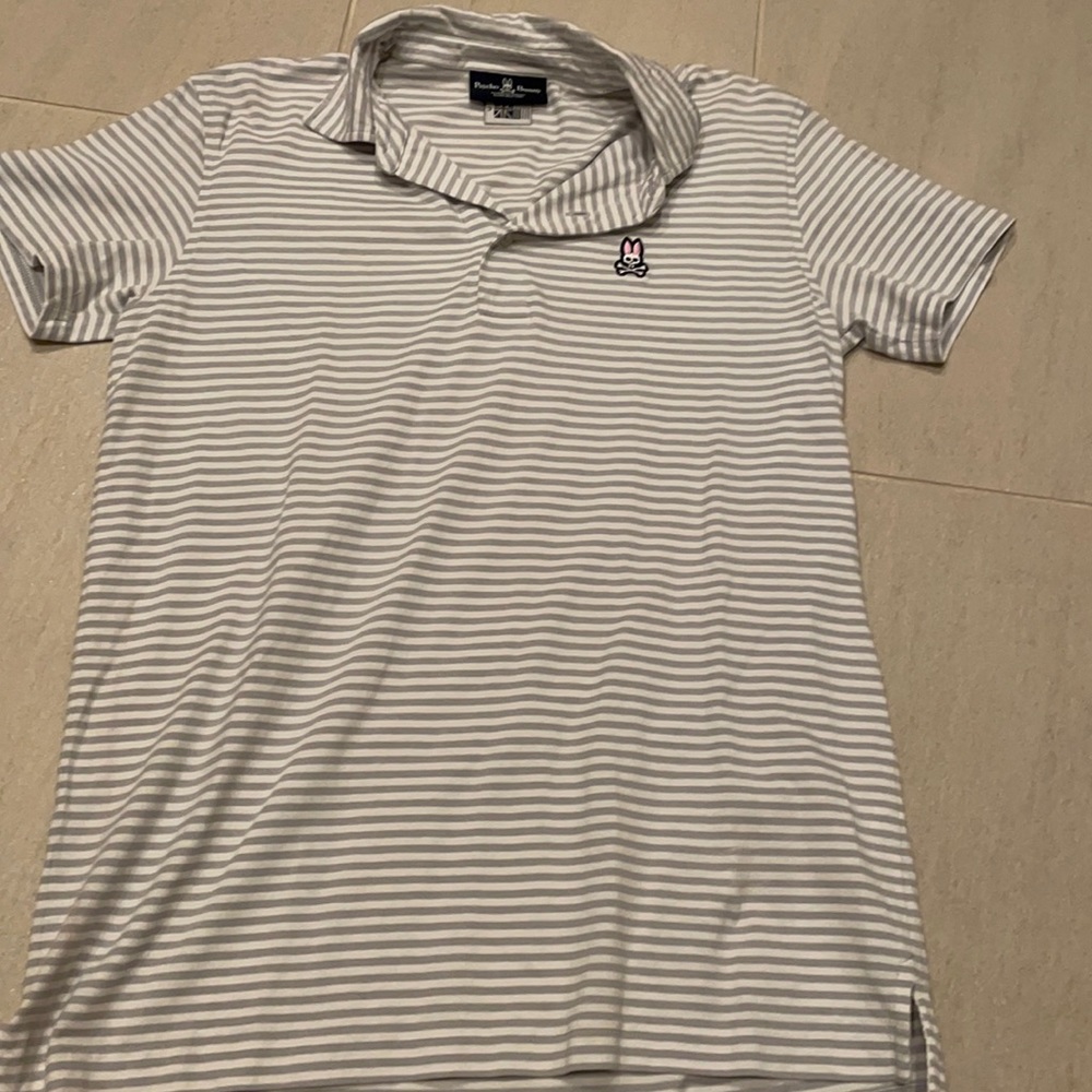 Striped Psycho Bunny Shirt